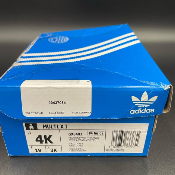 Adidas white infant 4 originals Multix running shoes - Picture 9 of 9